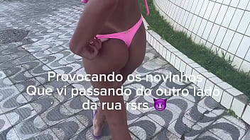 Boquete no novinho na praia